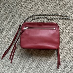 All Saints Leather Crossbody Purse